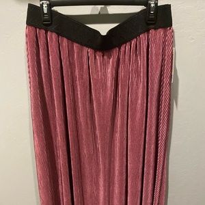 Lularoe Jill skirt- metallic rose pink